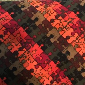 Lularoe brand new TC leggings puzzle pieces